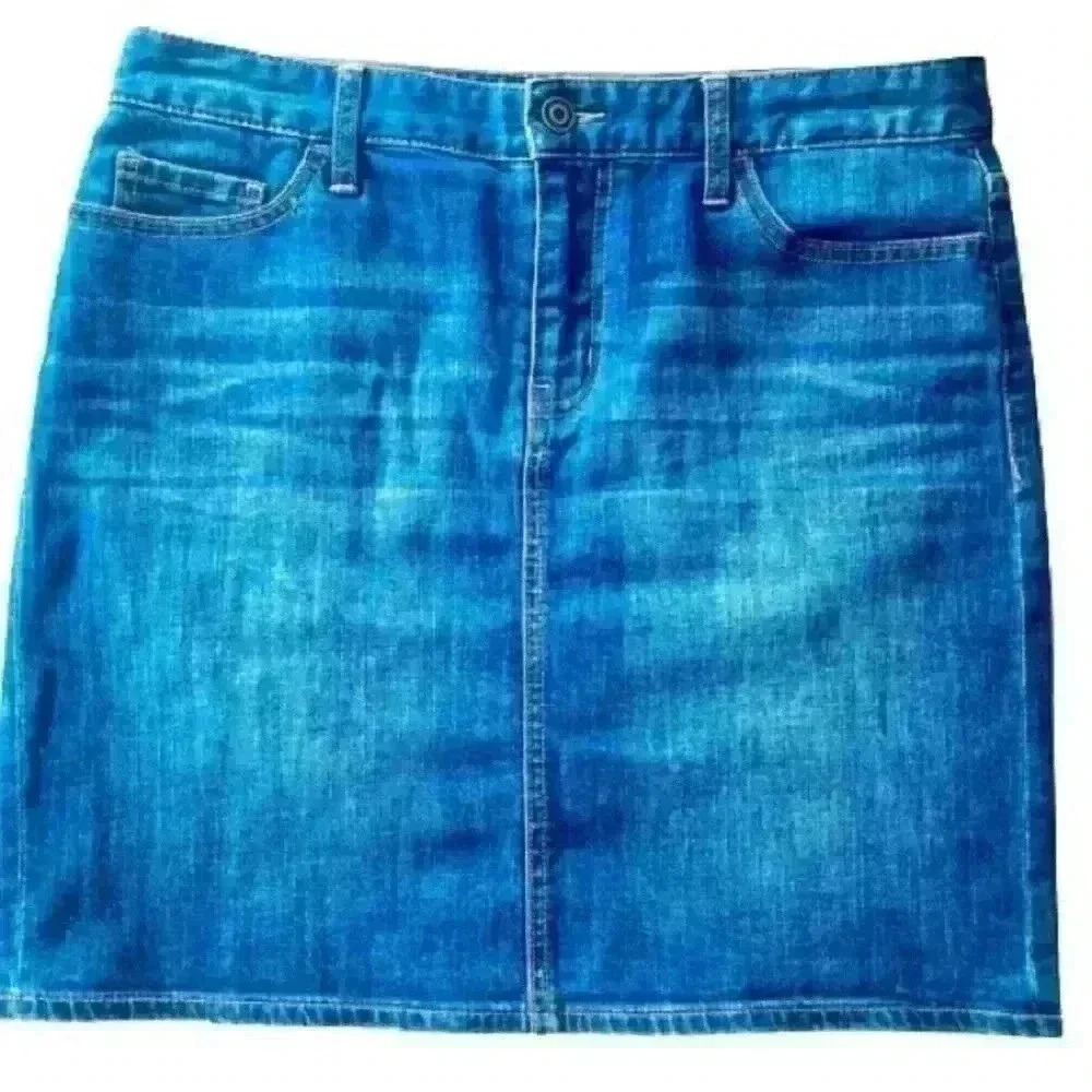 TOMMY HILFIGER  DENIM JEANS MINI SKIRT Y2K SIZE 6